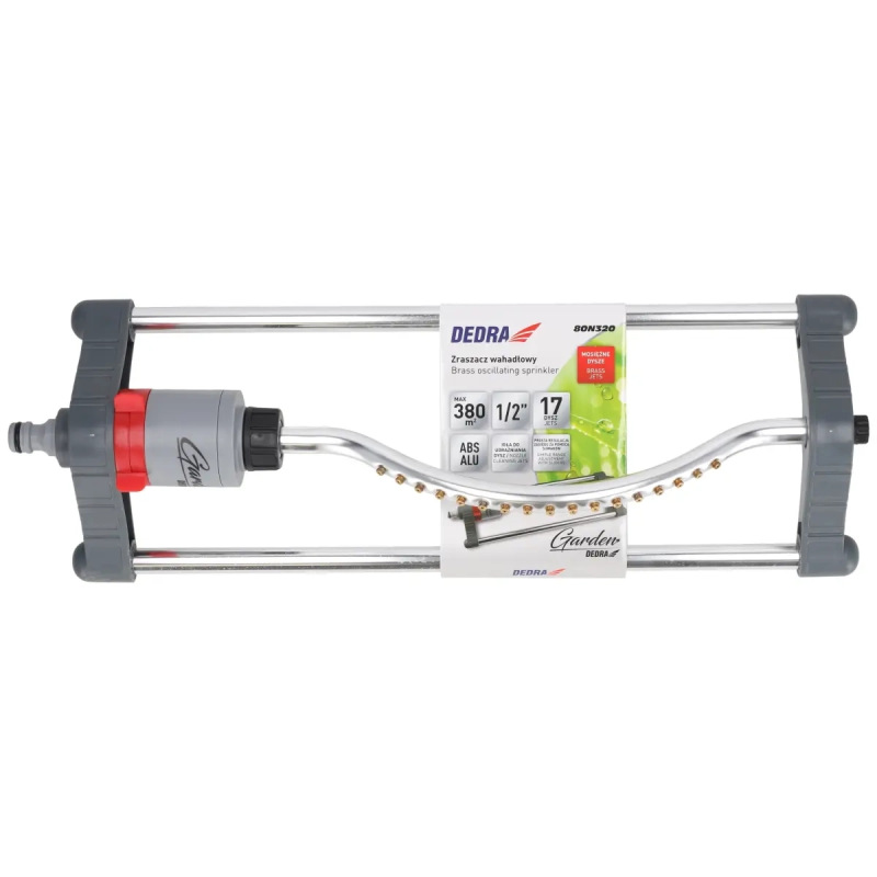 Kyvadlový zavlažovač, 17 mosadzných dýz 2