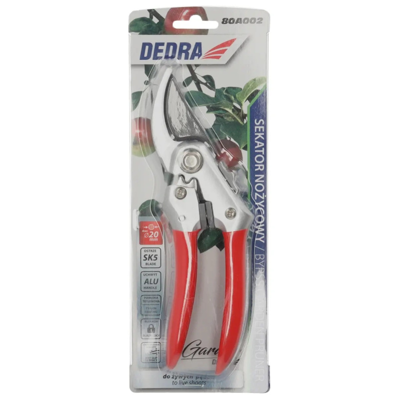 Záhradné nožnice, na živé výhonky, max. hrúbka strihu 20 mm 3