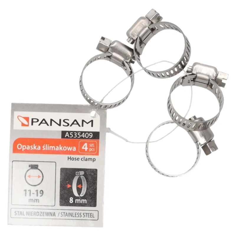 Nastaviteľné svorky 11–19mm na pneumatické hadičky 1