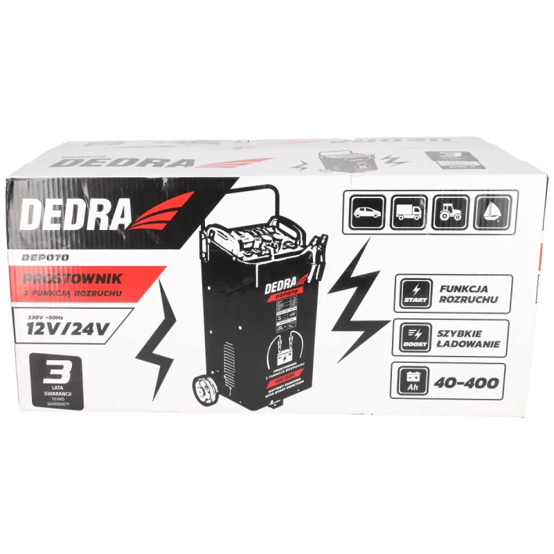 Usmerňovač s rozbehom 12/24V 40-400Ah 5