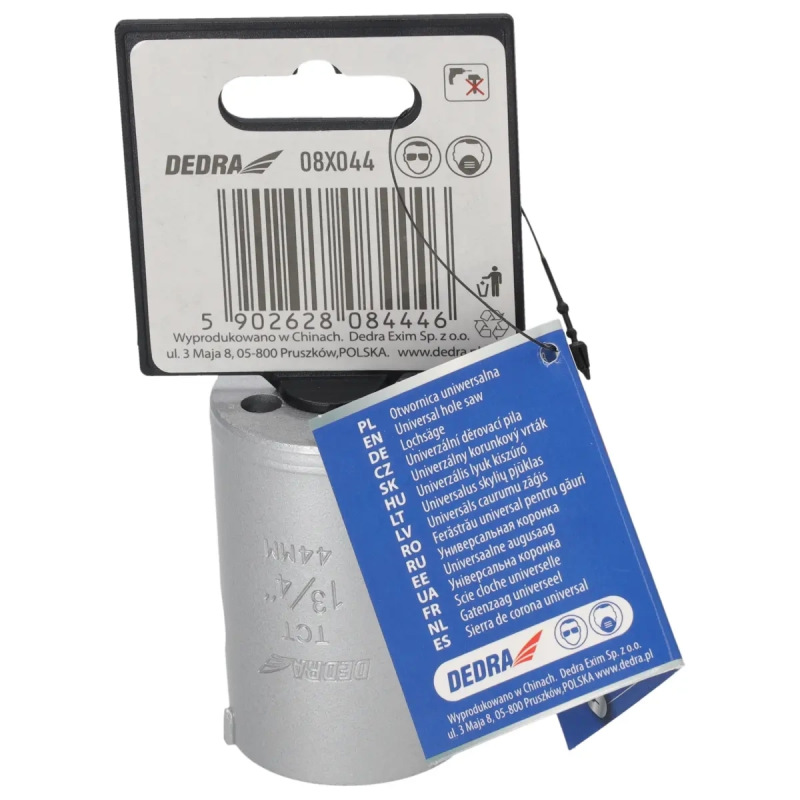 Univerzálny korunkový vrták TCT 44 mm 5/8'' 3