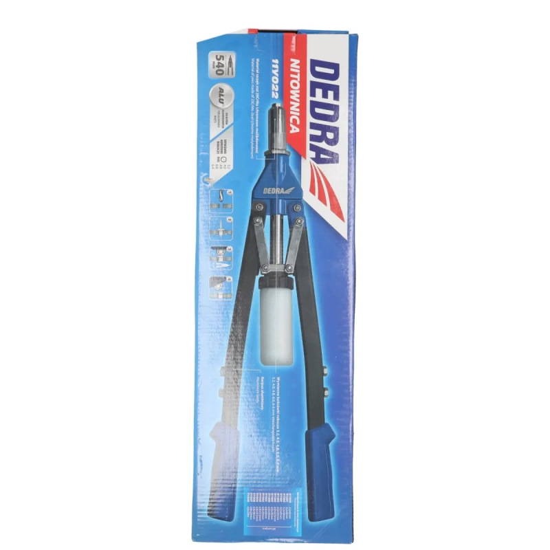 Čelná nitovačka na hliníkové nity,dĺžka 540mm 2