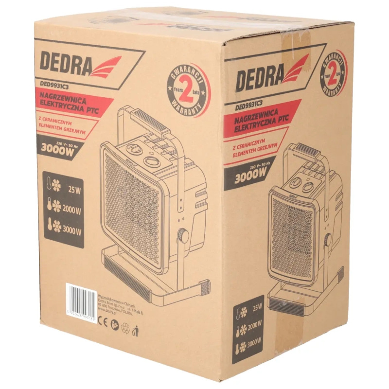 Elektrický ohrievač 3,0kW PTC 4