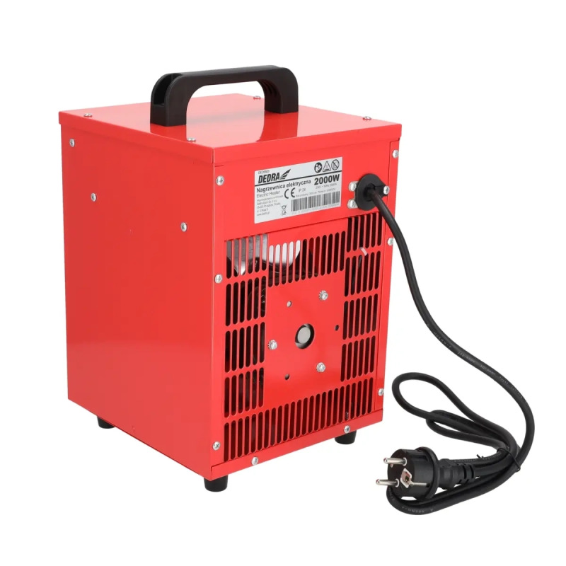 Ohrievač elektricky vzduchu 650/1300/2000W, termostat 3