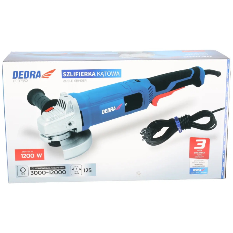 Uhlová brúska 125mm 1200W 6