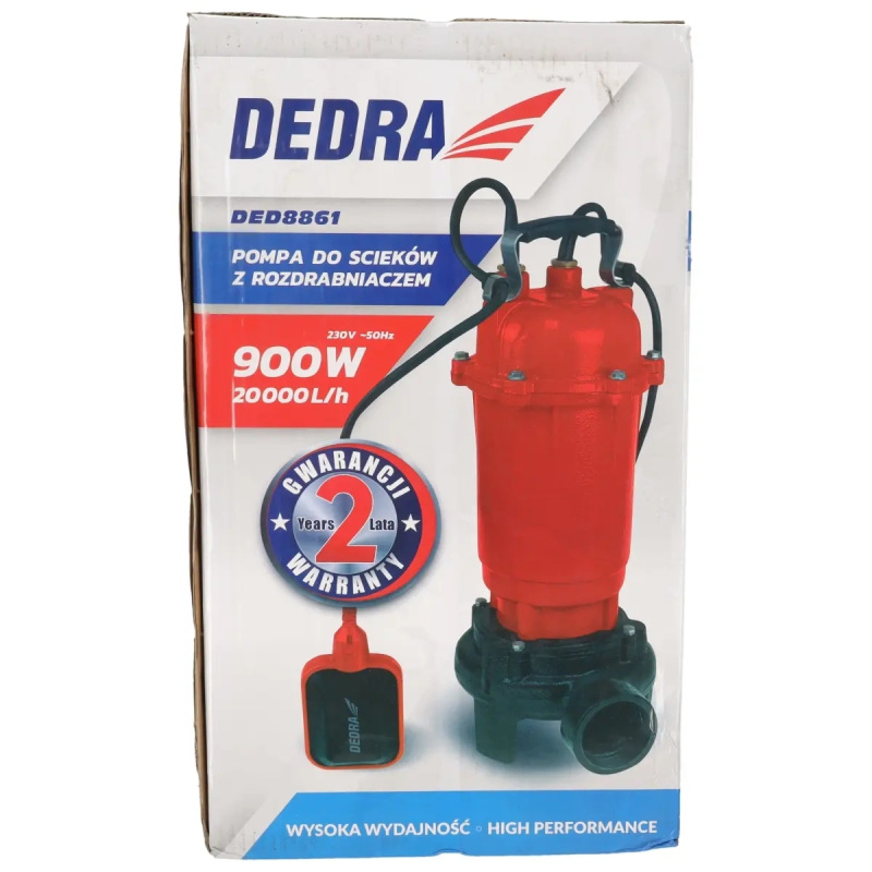 Kalové čerpadlo s drvičom 900W 5