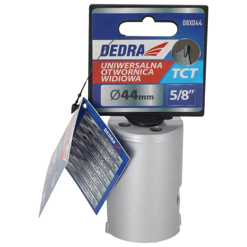 Univerzálny korunkový vrták TCT 44 mm 5/8'' 2