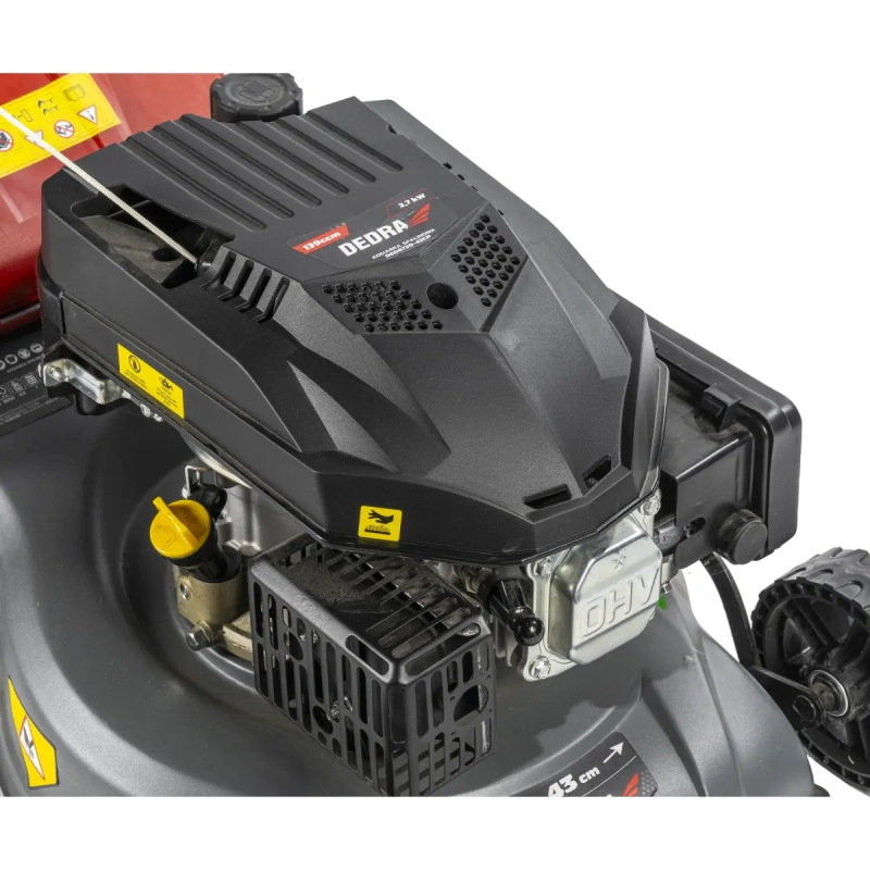 Motorová kosačka bez pohonu 139cc,43 cm 8