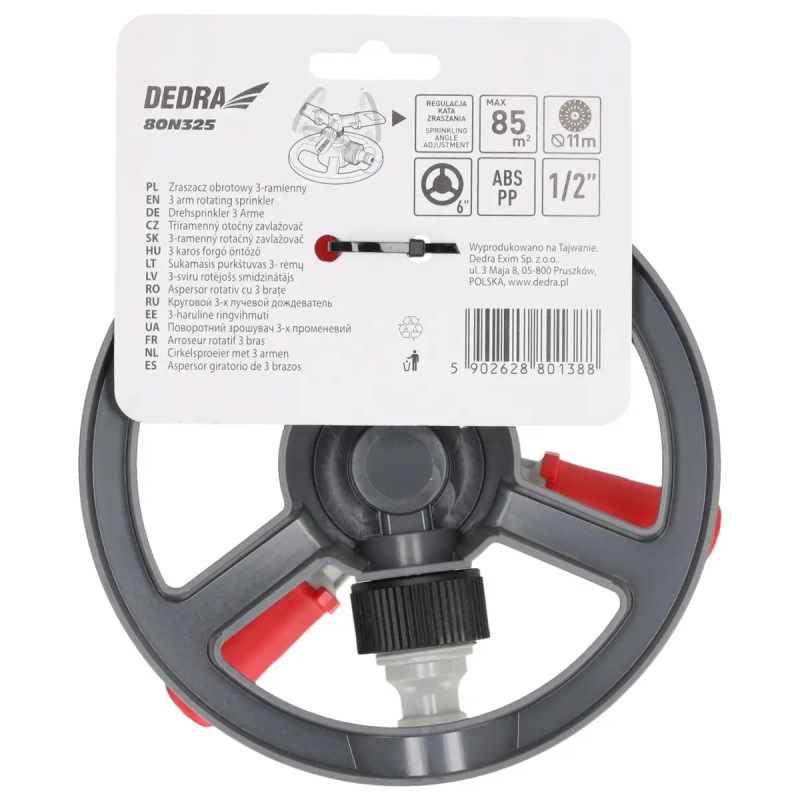 3-ramenný rotačný zavlažovač na podstavci 3