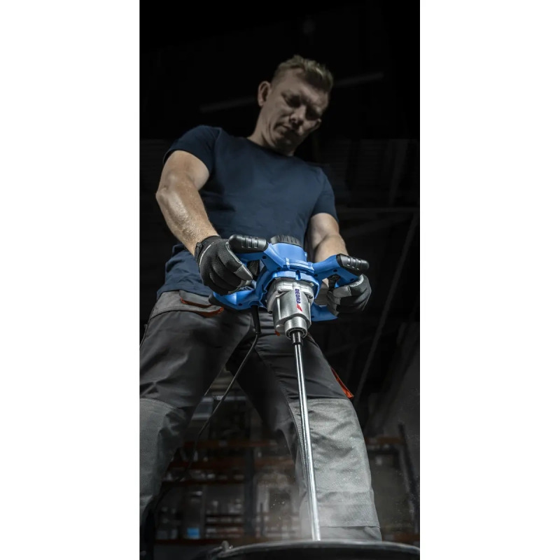 Elektrické miešadlo malty 1200W 2 prevodové stupne 1