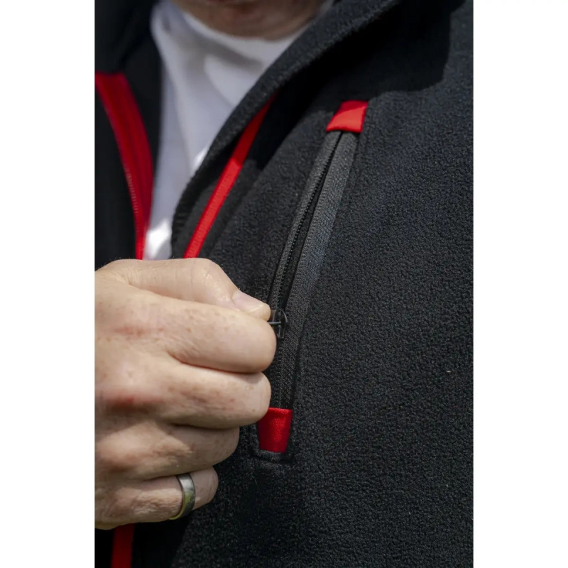 Flísová mikina 300 g/m2, veľkosť XL, farba čierna 5