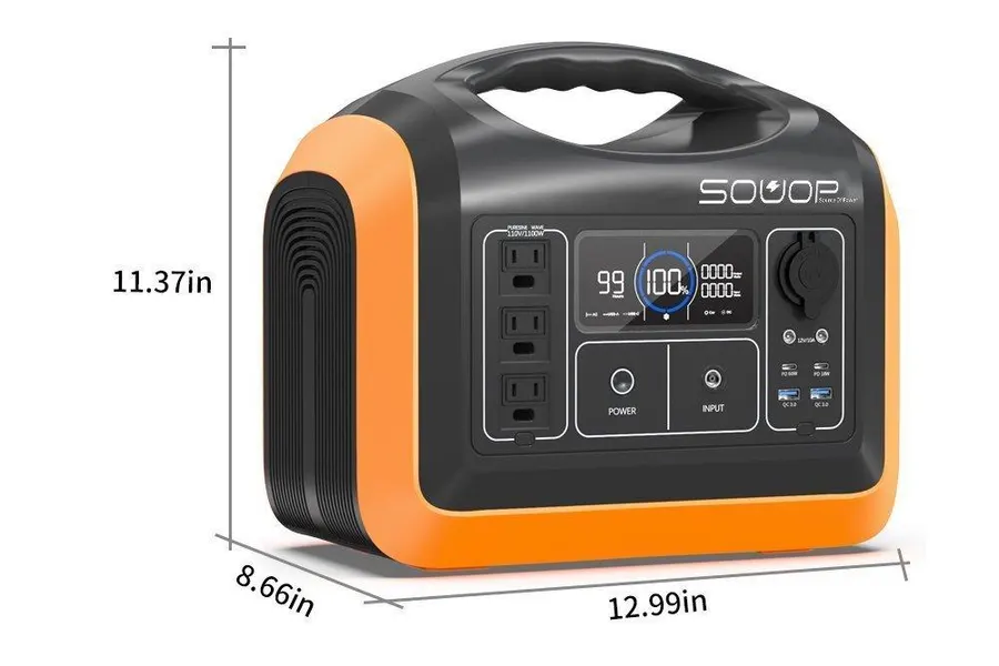 Prenosná elektráreň s výkonom 1200 W – 2