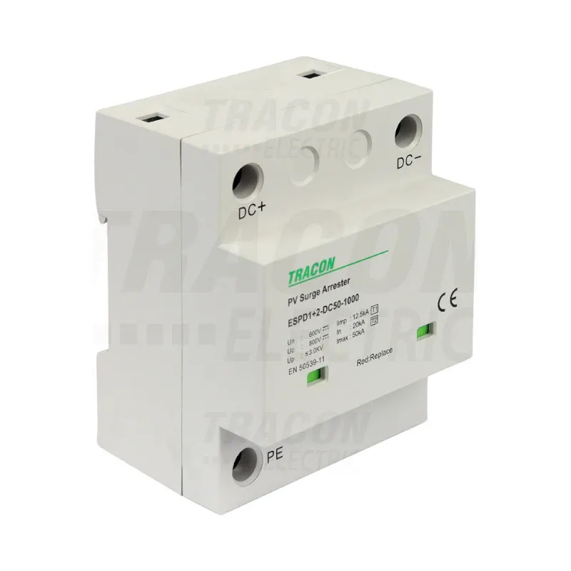Surge arrester - CITEL - DC T1+T2 - 482393 DS50PVS-1000-G-12KT1