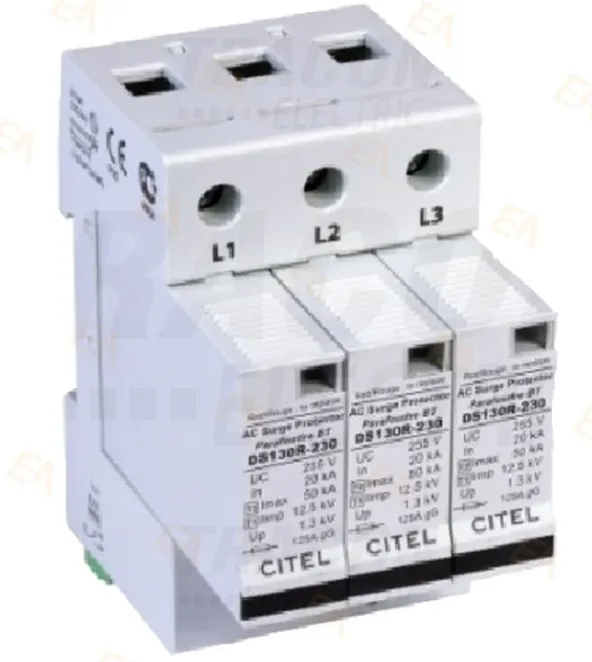 Surge arrester - CITEL - AC 1 phase T1+T2 - C571512 DS 132RS-230