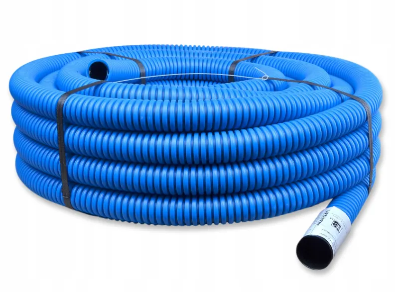 Corrugated pipe - arot 40/32 Blue RODK - (25m)
