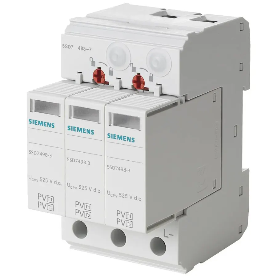 Surge arrester - SIEMENS - DC T1+T2 - 5SD7483-6 1050VDC