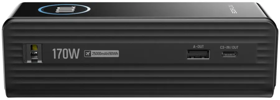 EcoFlow RAPID Power Bank (25000mAh, 170W) 2x100W USB-C kábel - strieborná – 5
