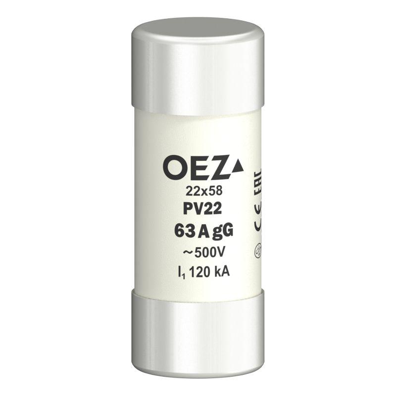 Poistkové vložky veľkosti 22x58 PV gG – 8